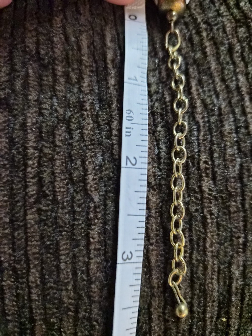 White Beaded Braided Collar Necklace - Picture 8 of 9